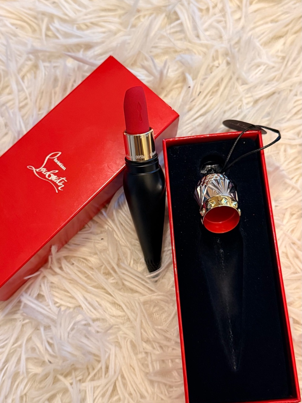 Christian Louboutin Matte Lipstick in Classic Red